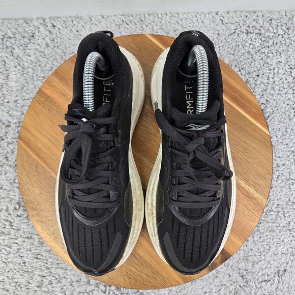 Saucony Tempus Black Athletic Daily Gym Casual Daily Road Running Shoe Womens 8 - Picture 5 of 13